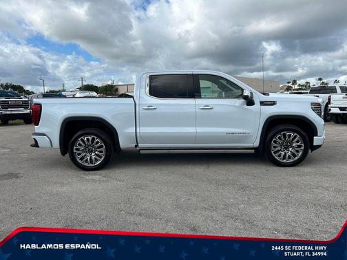 Glacier White Tricoat 2026 GMC Sierra 1500 Denali Ultimate