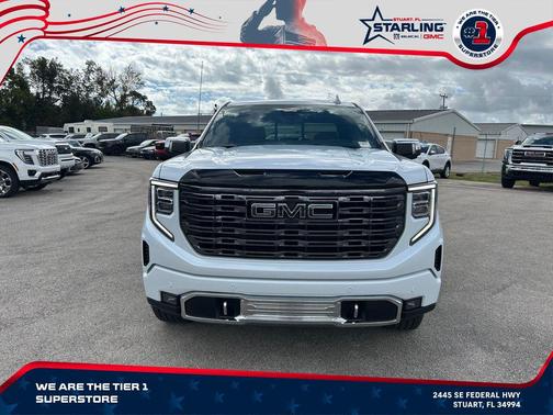 Glacier White Tricoat 2026 GMC Sierra 1500 Denali Ultimate