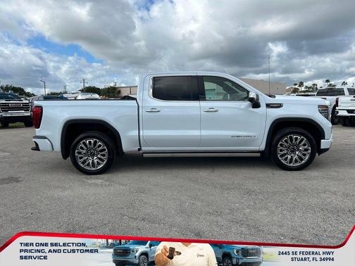 Glacier White Tricoat 2026 GMC Sierra 1500 Denali Ultimate