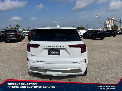 Glacier White Tricoat 2026 GMC Terrain Denali