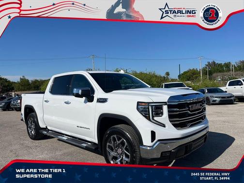 Summit White 2026 GMC Sierra 1500 SLT