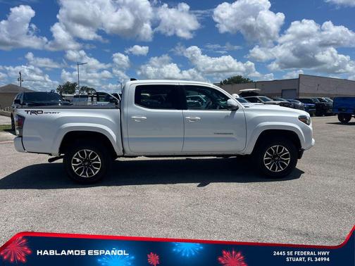 Super White 2021 Toyota Tacoma TRD Sport