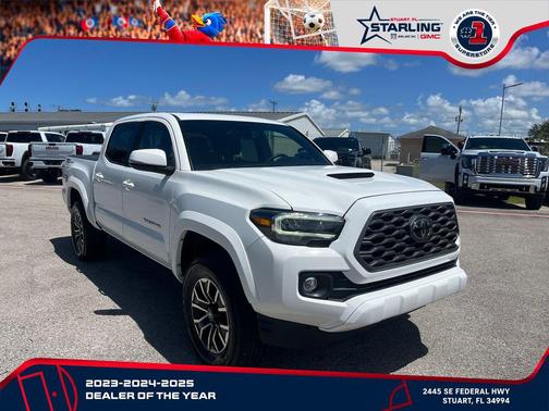 Super White 2021 Toyota Tacoma TRD Sport