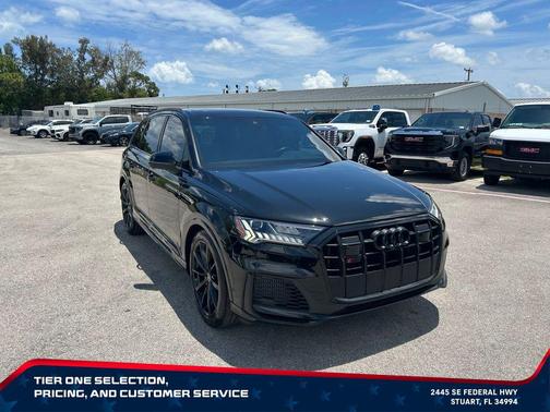 Mythos Black Metallic 2023 Audi SQ7 4.0T Premium Plus