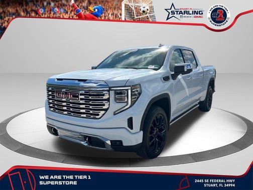 Glacier White Tricoat 2026 GMC Sierra 1500 Denali