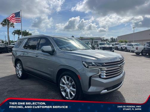 Sterling Gray Metallic 2024 Chevrolet Tahoe 4WD High Country