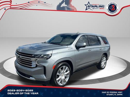 Sterling Gray Metallic 2024 Chevrolet Tahoe 4WD High Country
