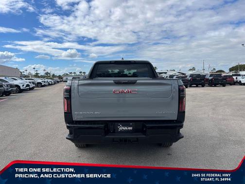 Thunderstorm Gray 2026 GMC Sierra EV Standard Range Elevation