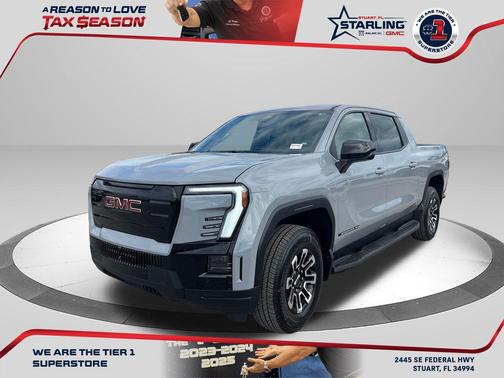 Thunderstorm Gray 2026 GMC Sierra EV Standard Range Elevation