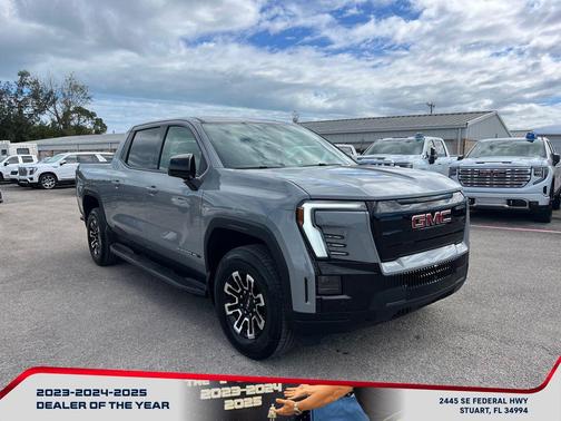 Thunderstorm Gray 2026 GMC Sierra EV Standard Range Elevation