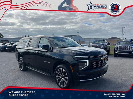 Black 2025 Chevrolet Suburban 2WD High Country