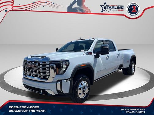 Glacier White Tricoat 2026 GMC Sierra 3500 Denali
