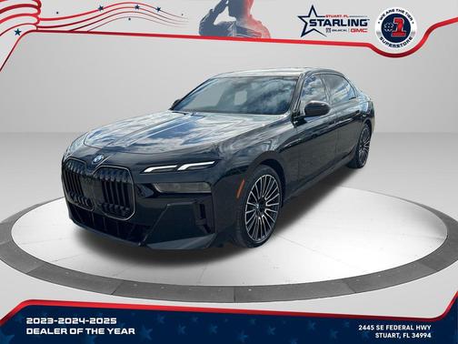 Black Sapphire Metallic 2025 BMW 740 740i