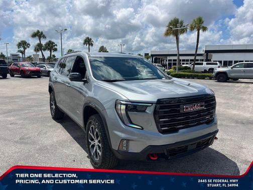 Sterling Metallic 2026 GMC Acadia AT4 AWD