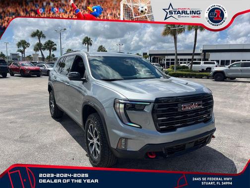 Sterling Metallic 2026 GMC Acadia AT4 AWD