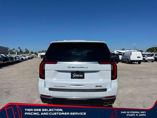 Glacier White Tricoat 2026 GMC Yukon XL Denali