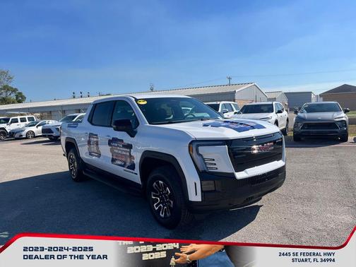 Summit White 2026 GMC Sierra EV Extended Range Elevation