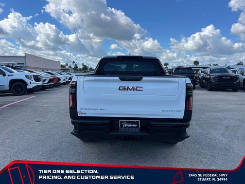 Summit White 2026 GMC Sierra EV Extended Range Elevation