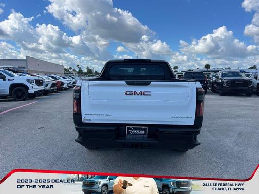 Summit White 2026 GMC Sierra EV Extended Range Elevation