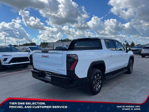Summit White 2026 GMC Sierra EV Extended Range Elevation
