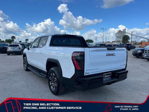 Summit White 2026 GMC Sierra EV Extended Range Elevation