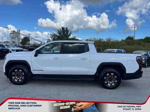 Summit White 2026 GMC Sierra EV Extended Range Elevation