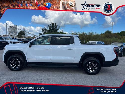 Summit White 2026 GMC Sierra EV Extended Range Elevation