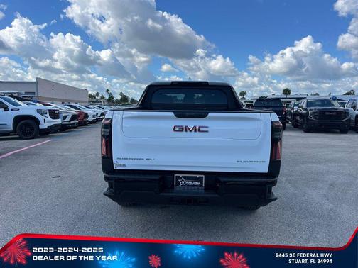 Summit White 2026 GMC Sierra EV Extended Range Elevation