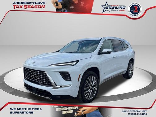 iridescent white tricoat 2026 Buick Enclave Avenir FWD