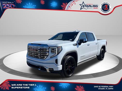 Glacier White Tricoat 2026 GMC Sierra 1500 Denali