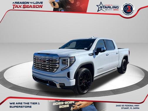 Glacier White Tricoat 2026 GMC Sierra 1500 Denali