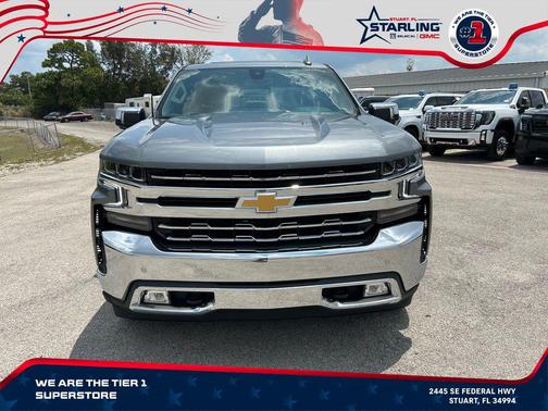 Satin Steel Metallic 2021 Chevrolet Silverado 1500 LTZ