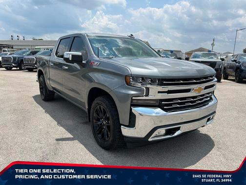 Satin Steel Metallic 2021 Chevrolet Silverado 1500 LTZ