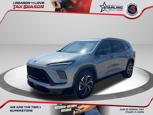 moonstone gray metallic 2026 Buick Enclave Sport Touring