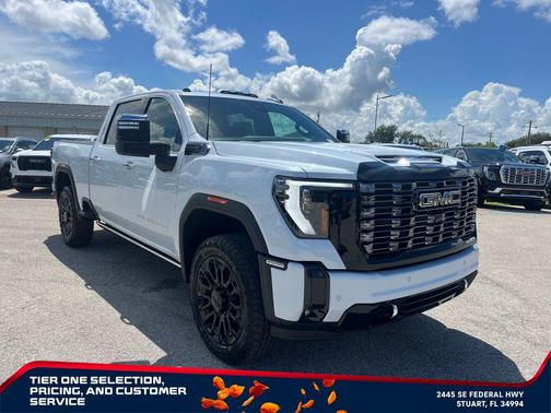 Glacier White Tricoat 2026 GMC Sierra 2500 Denali Ultimate