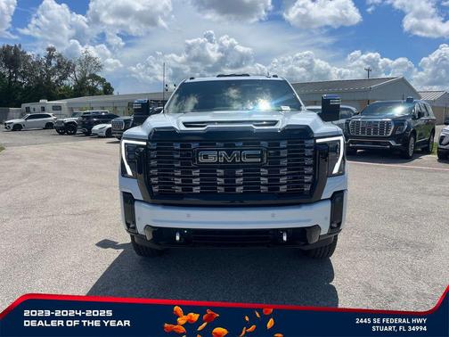 Glacier White Tricoat 2026 GMC Sierra 2500 Denali Ultimate