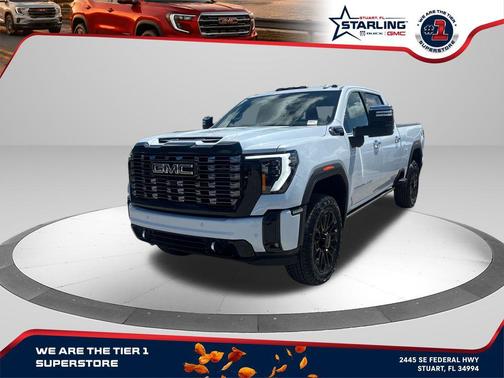 Glacier White Tricoat 2026 GMC Sierra 2500 Denali Ultimate