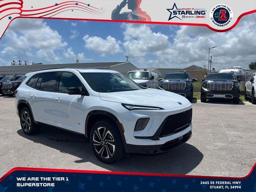 Iridescent White Tricoat 2026 Buick Enclave Sport Touring