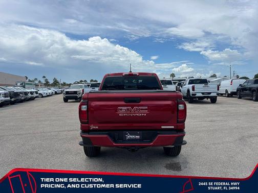 Volcanic Red Tintcoat 2026 GMC Canyon Elevation