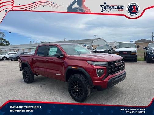 Volcanic Red Tintcoat 2026 GMC Canyon Elevation