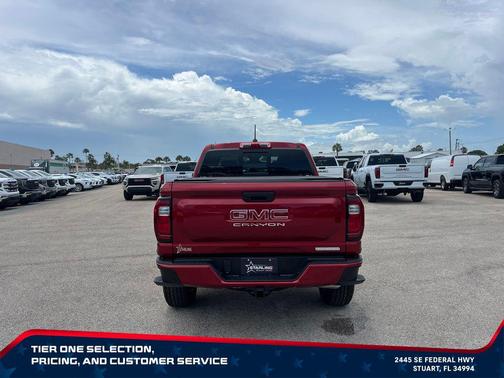Volcanic Red Tintcoat 2026 GMC Canyon Elevation