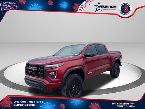 Volcanic Red Tintcoat 2026 GMC Canyon Elevation