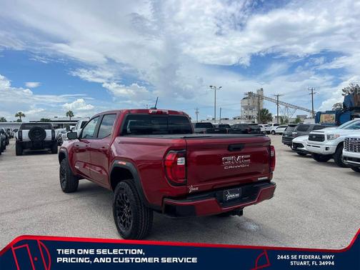 Volcanic Red Tintcoat 2026 GMC Canyon Elevation