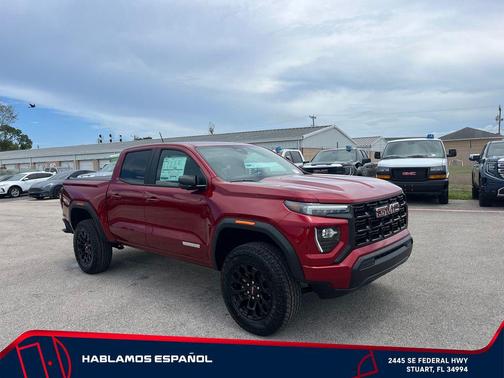 Volcanic Red Tintcoat 2026 GMC Canyon Elevation