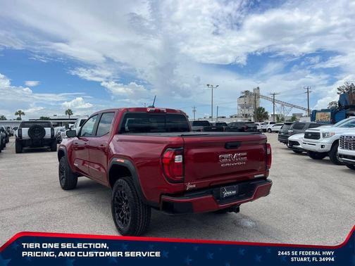 Volcanic Red Tintcoat 2026 GMC Canyon Elevation