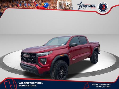 Volcanic Red Tintcoat 2026 GMC Canyon Elevation