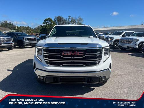 Summit White 2026 GMC Sierra 1500 SLT