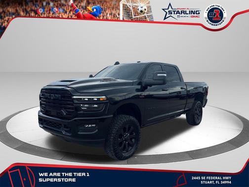 Diamond Black Crystal Pearlcoat 2025 RAM 2500 Laramie Crew Cab 4x4 6'4' Box