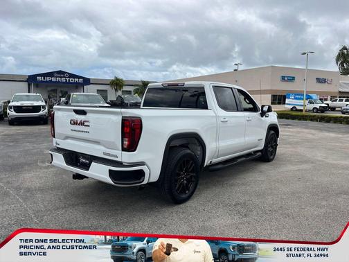 Summit White 2024 GMC Sierra 1500 Elevation