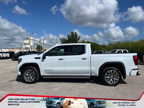 Glacier White Tricoat 2026 GMC Sierra 1500 Denali